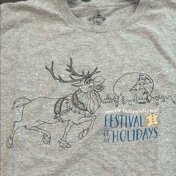 Walt Disney World 2022 Epcot Festival of the Holidays Long Sleeve Tee - Picture 3 of 4